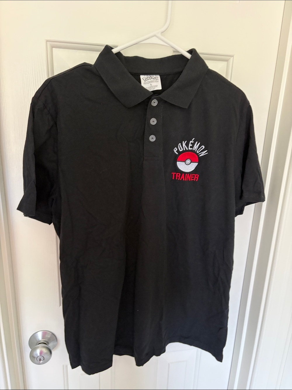 Pokémon Trainer Black Polo Shirt
